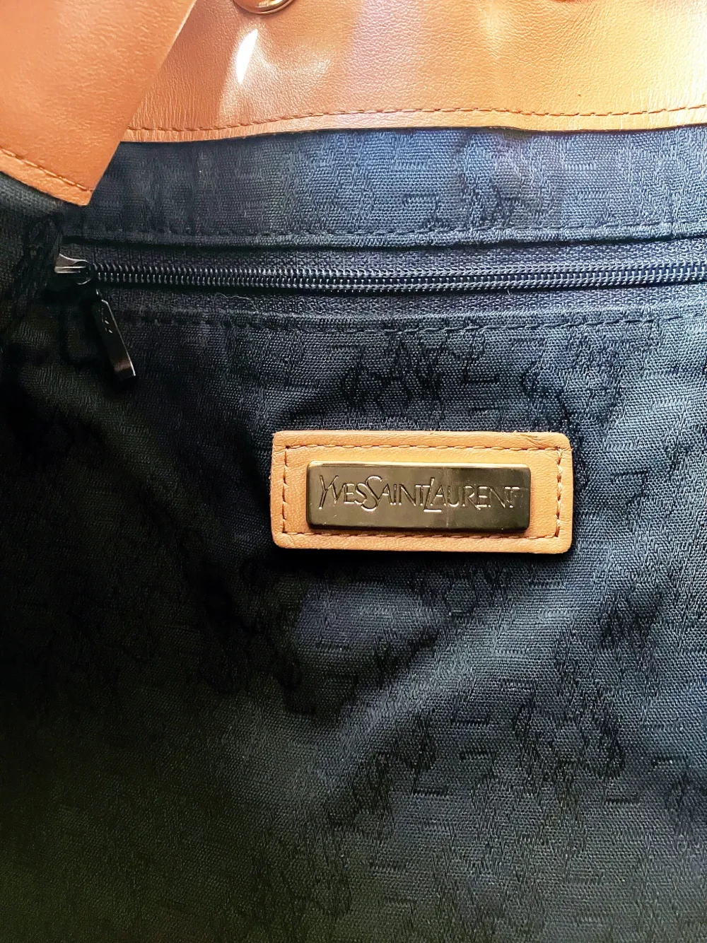 Pre-owned Saint Laurent Xtom Ford 2000s Drawstring Tote Bag In Black