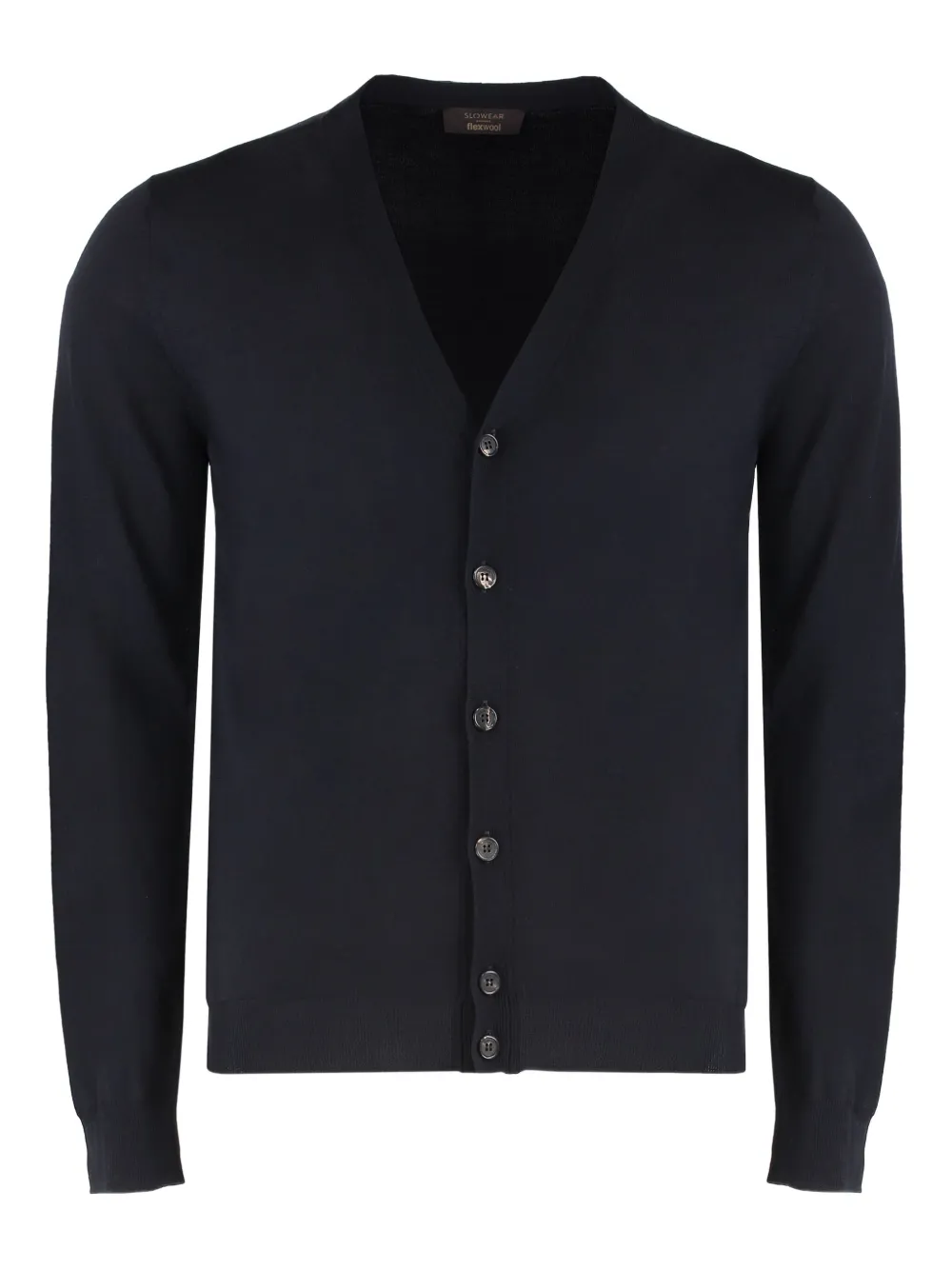 slowear v-neck buttoned cardigan | Blue | Image 1