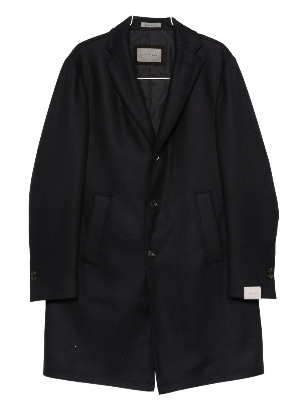 Corneliani button coat | Blue | Image 1