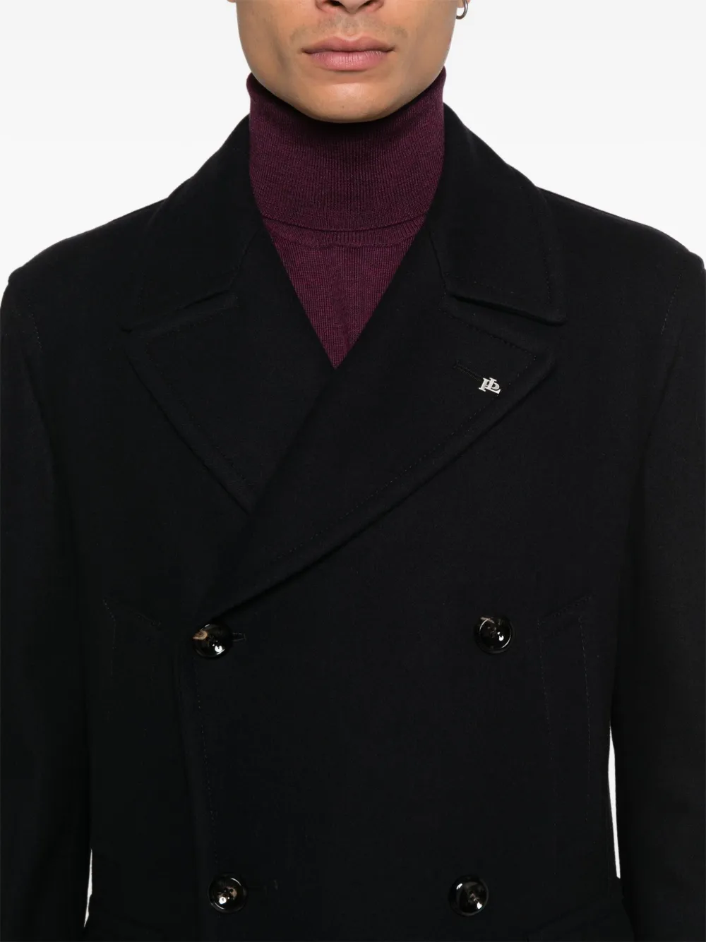 Tagliatore Jas met dubbele rij knopen Blauw