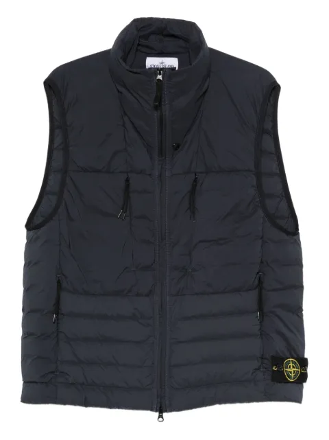 Stone Island zip quilted jacket
