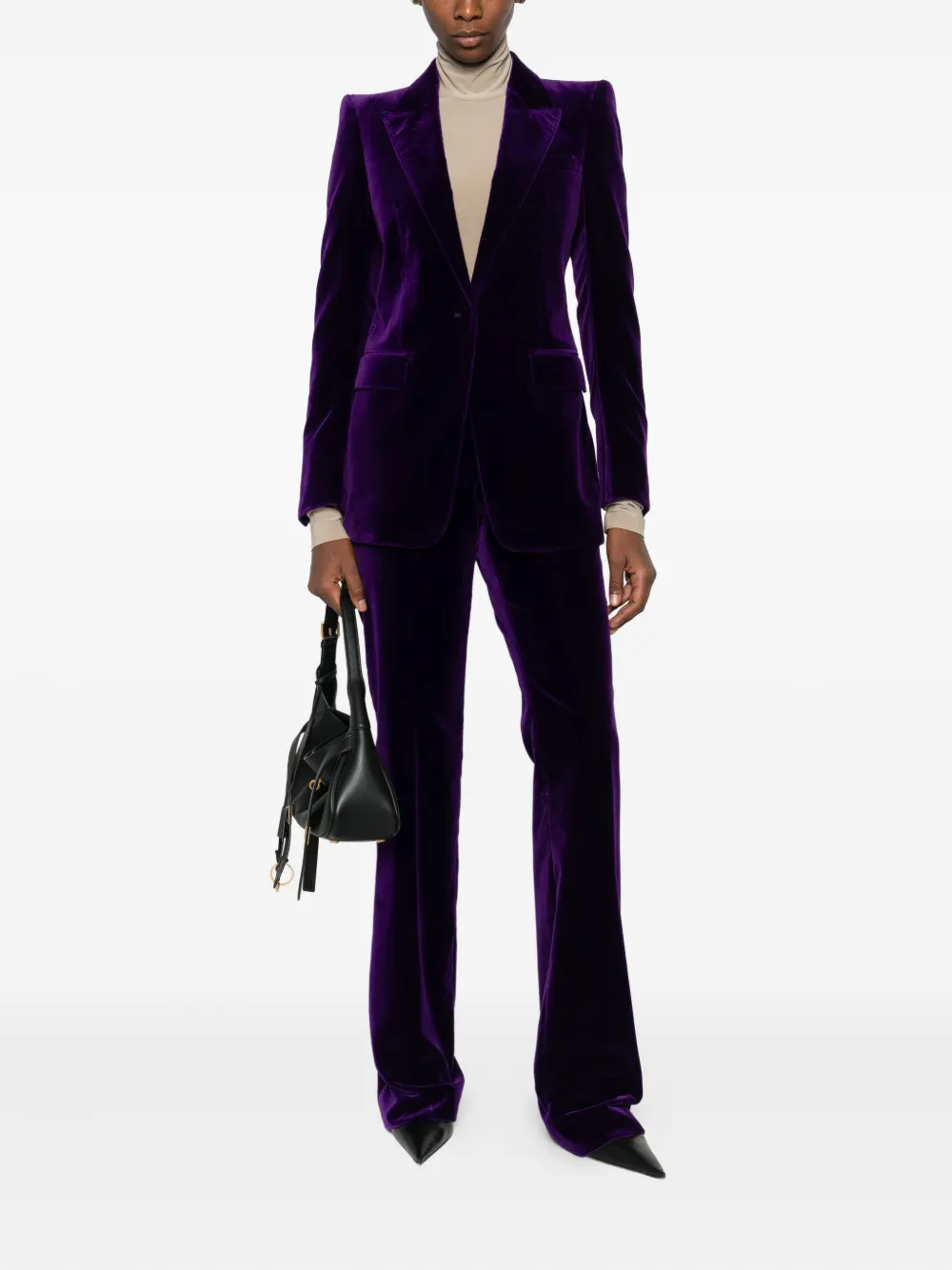 TOM FORD velvet trousers - Paars