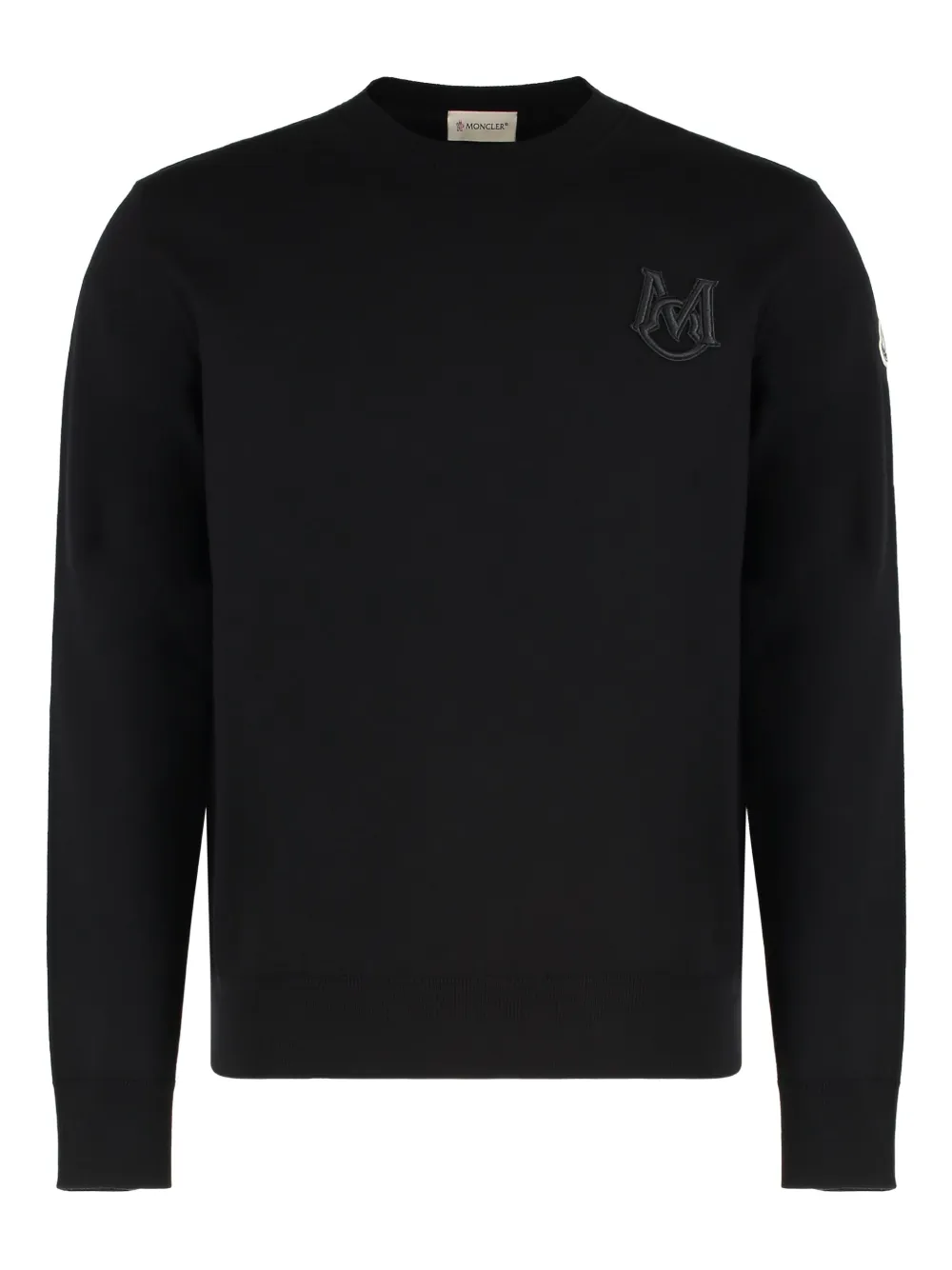 Moncler suéter con bordado | negro | Image 1