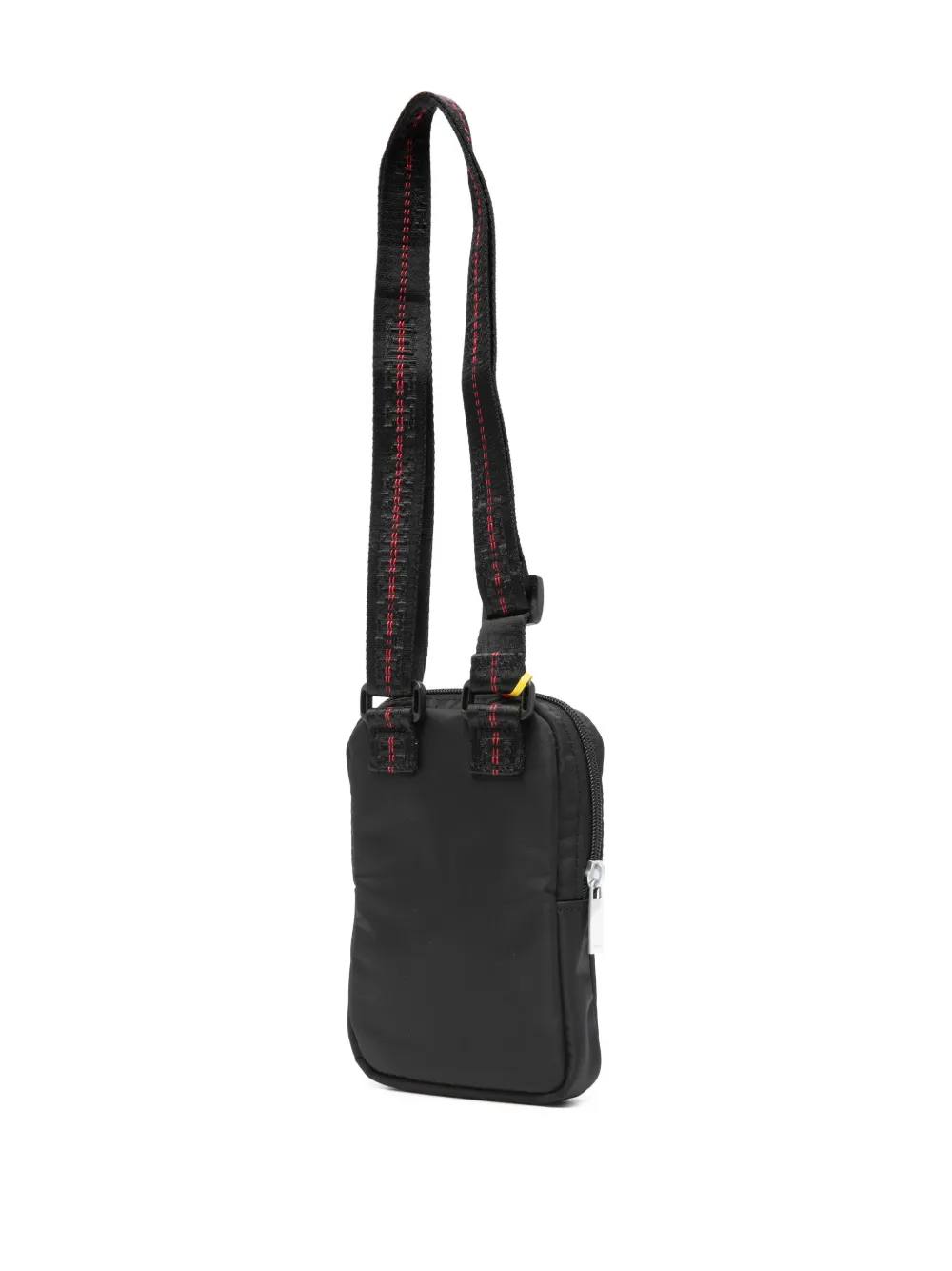 Off-White Kids Binder Diag-Stripe messenger bag - Zwart