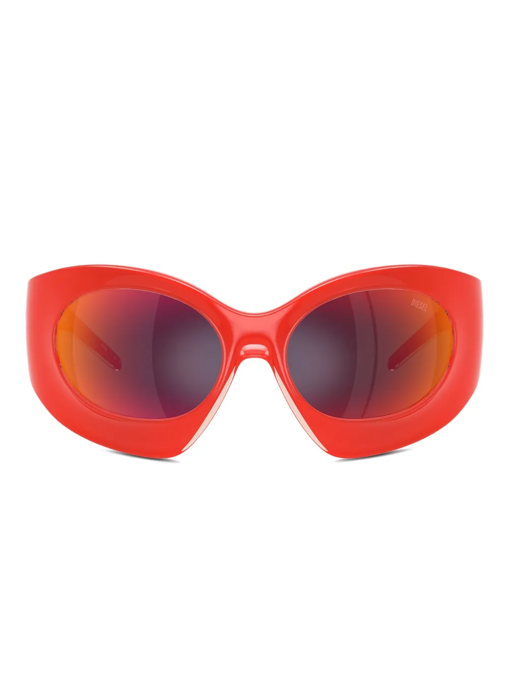 Diesel X Karol G Oversized-frame Sunglasses In Orange