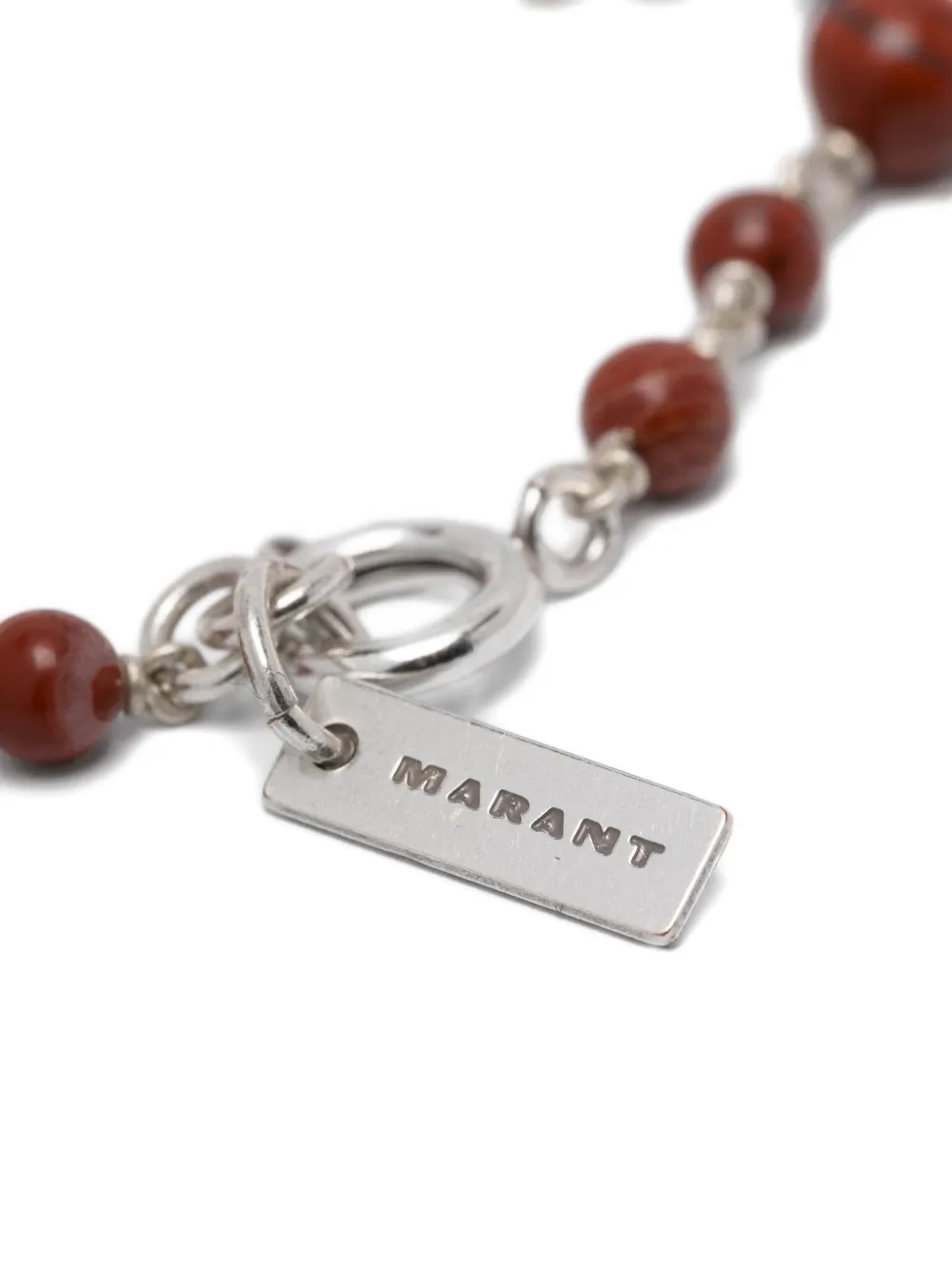 Isabel Marant Square-pendant Bracelet In Brown