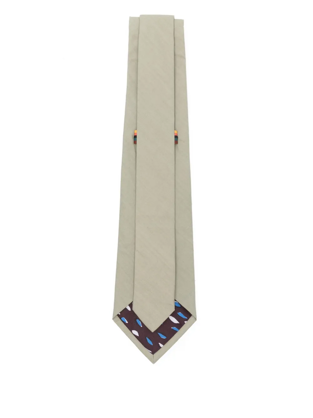 Paul Smith cotton tie - Groen