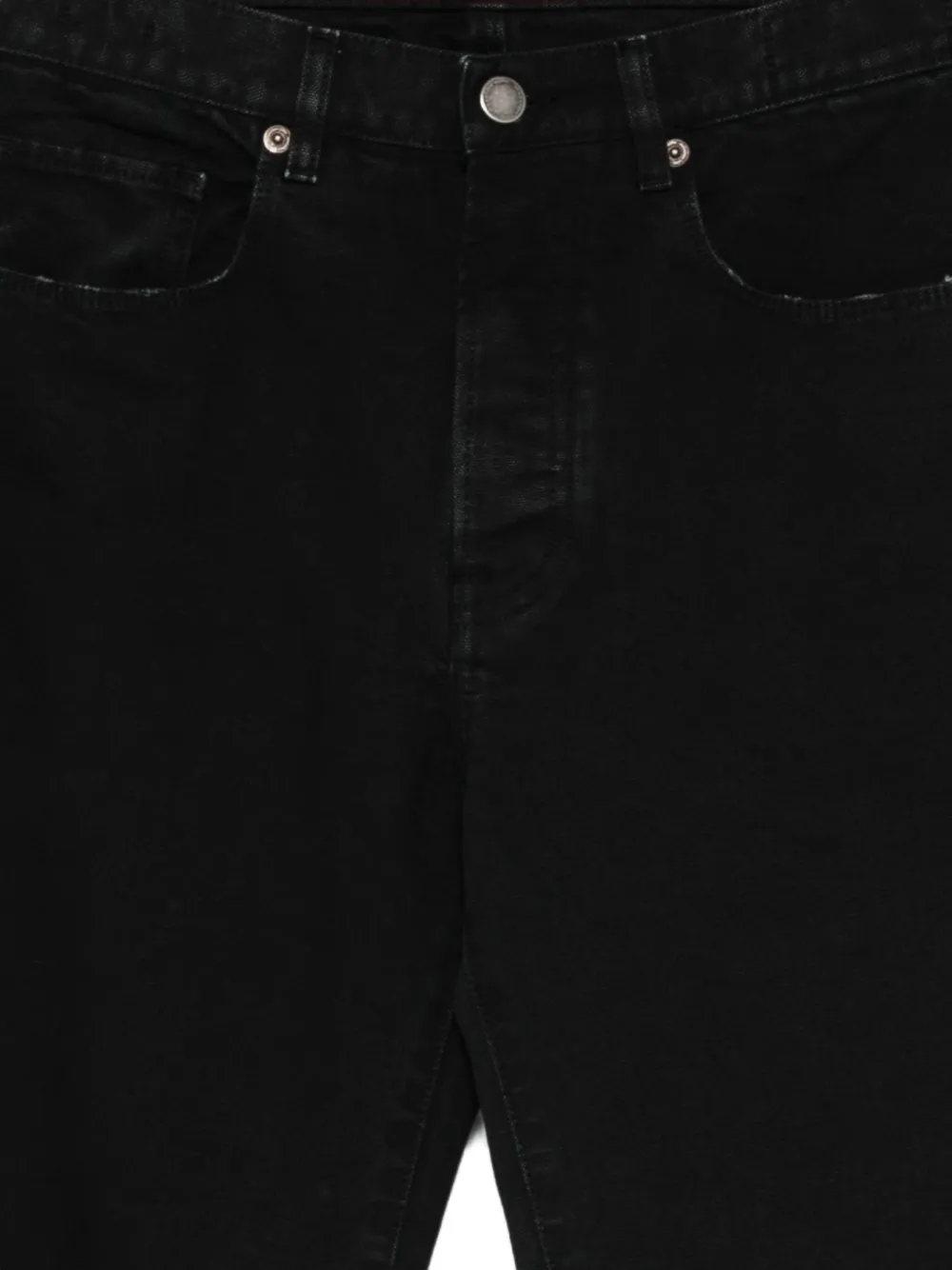 Massimo Alba Oceano Straight Leg Canvas Trousers In Black