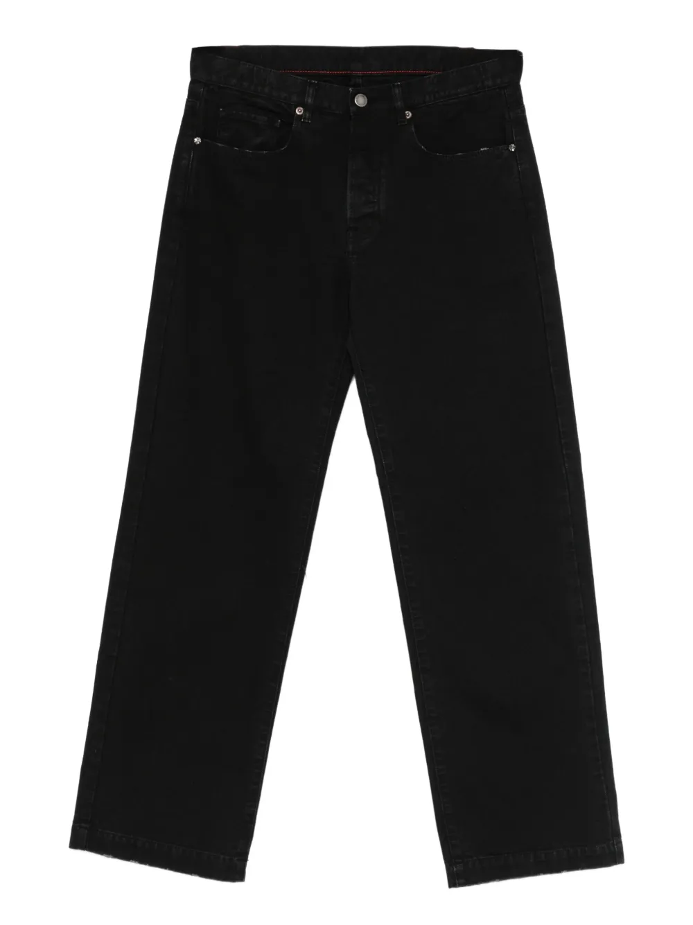 Massimo Alba Oceano button Trousers | Black | Image 1