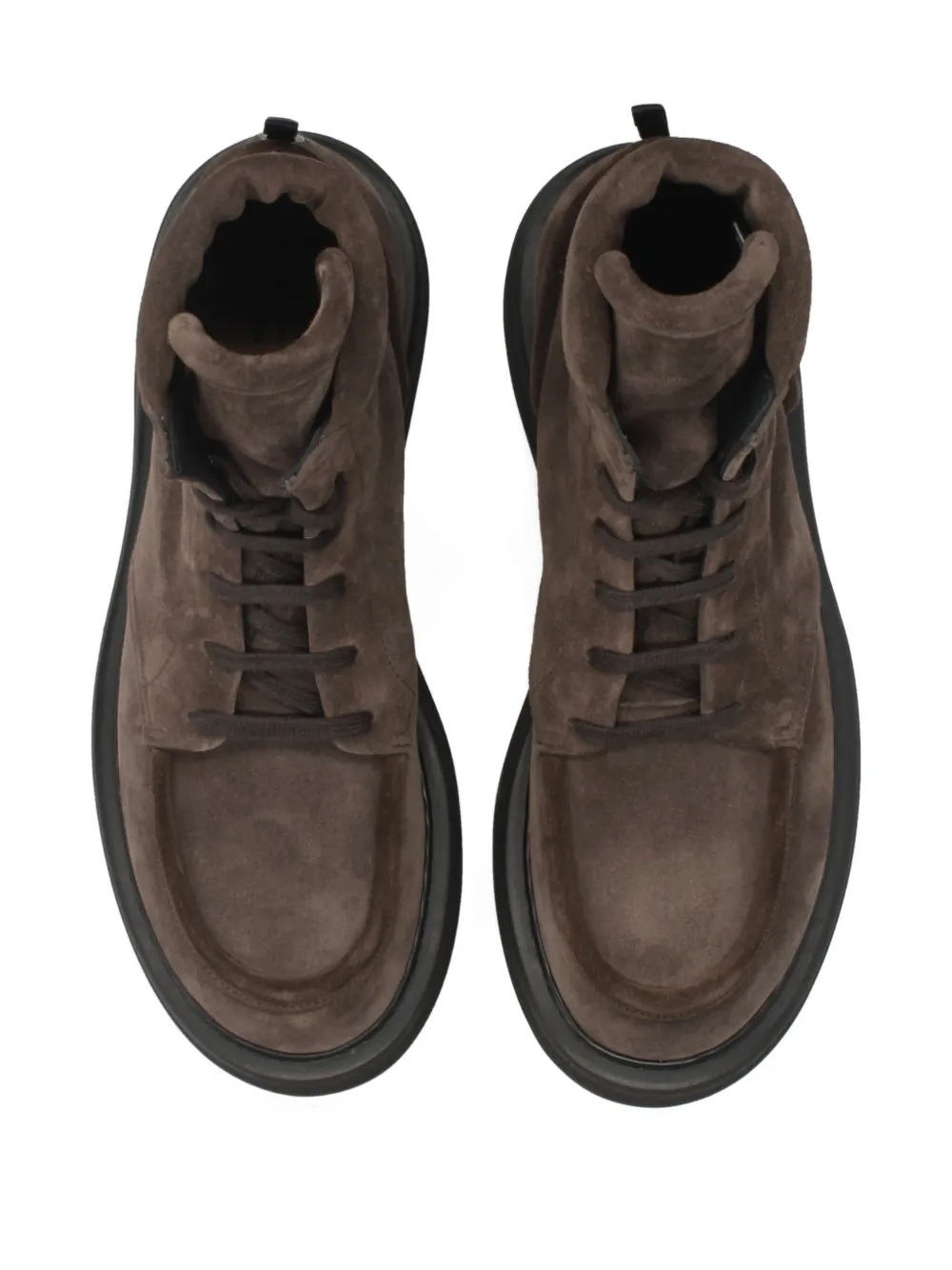 Premiata Laarzen met platform zool Bruin