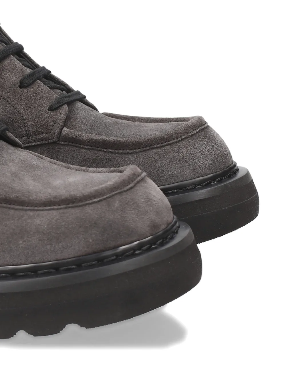Premiata lace-up platform boots Grijs
