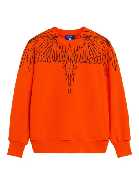 COUNTY OF MILAN KIDS sweat à imprimé ailes
