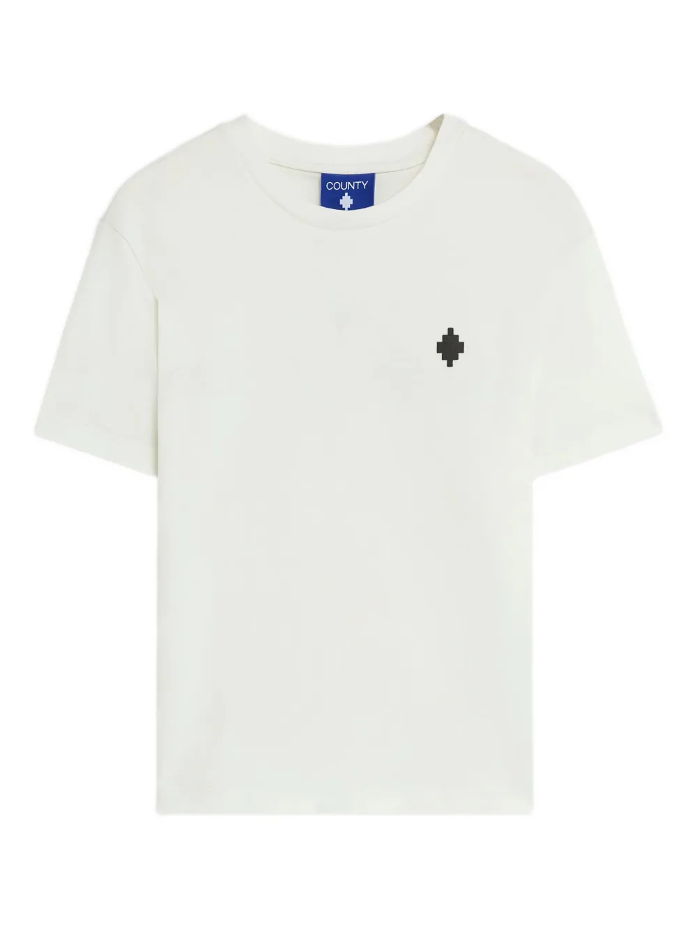 County Of Milan Logo Graphic T-shirt In White