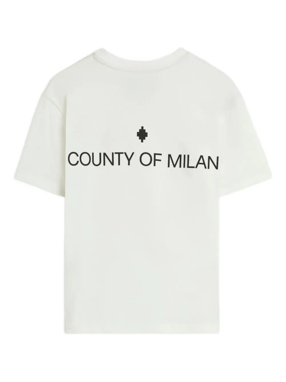 County Of Milan Logo Graphic T-shirt In White