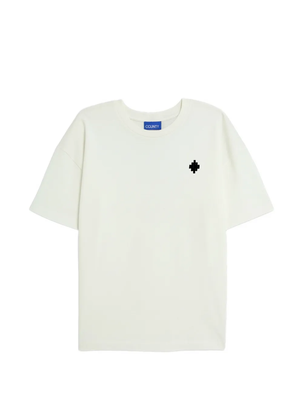 COUNTY OF MILAN KIDS logo T-shirt - Bianco