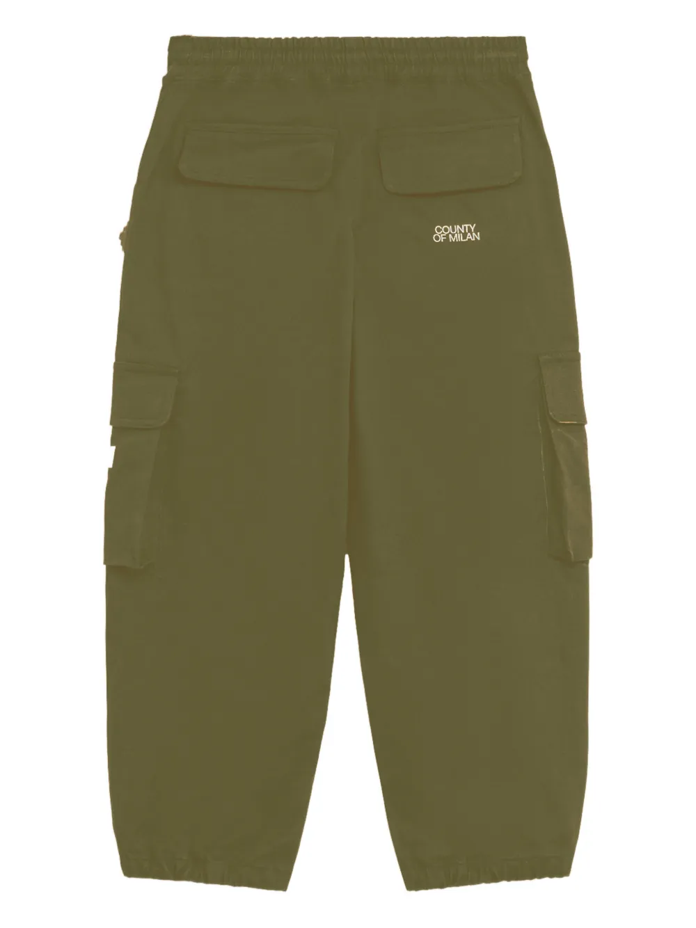 County Of Milan Cargo-pocket Track Pants In Green