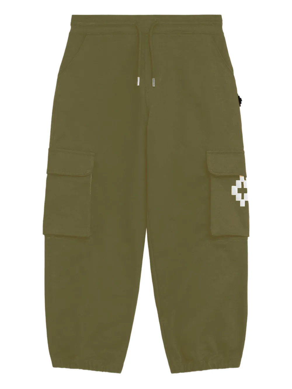 COUNTY OF MILAN KIDS cargo-pocket track pants - Verde