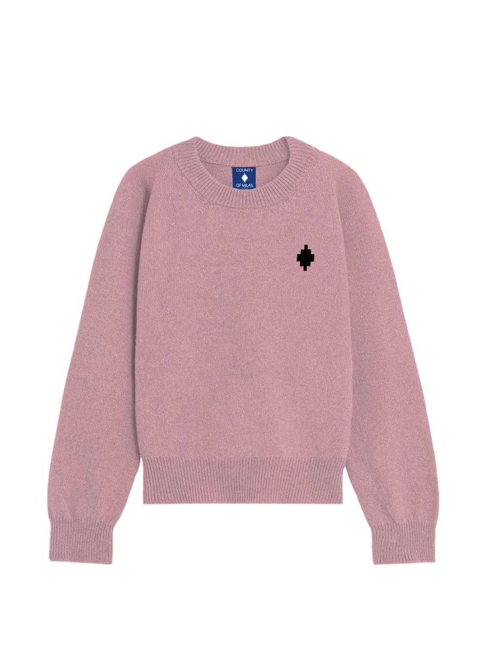 COUNTY OF MILAN KIDS Maglione con ricamo - Rosa