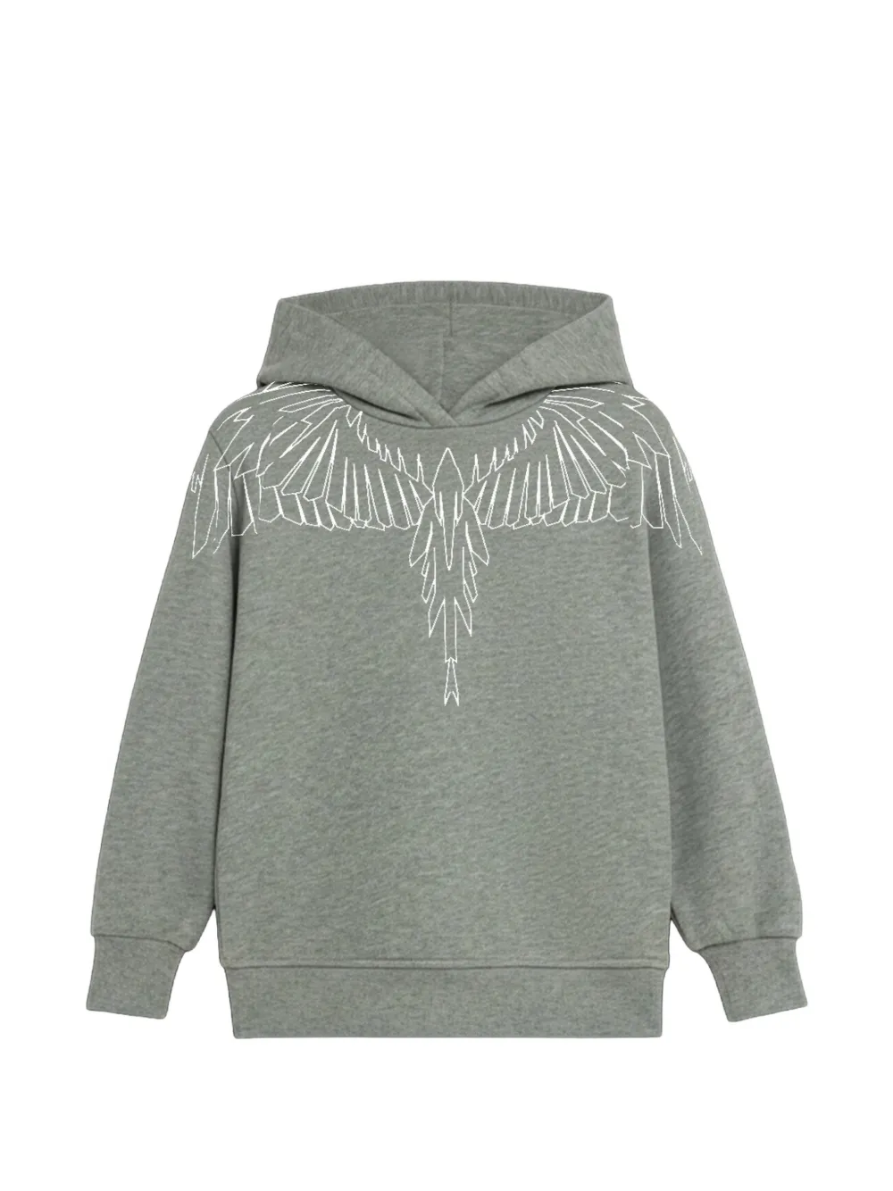 COUNTY OF MILAN KIDS wings hooded top - Grigio