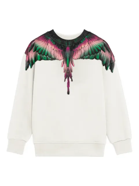 COUNTY OF MILAN KIDS wings graphic sweatshirt