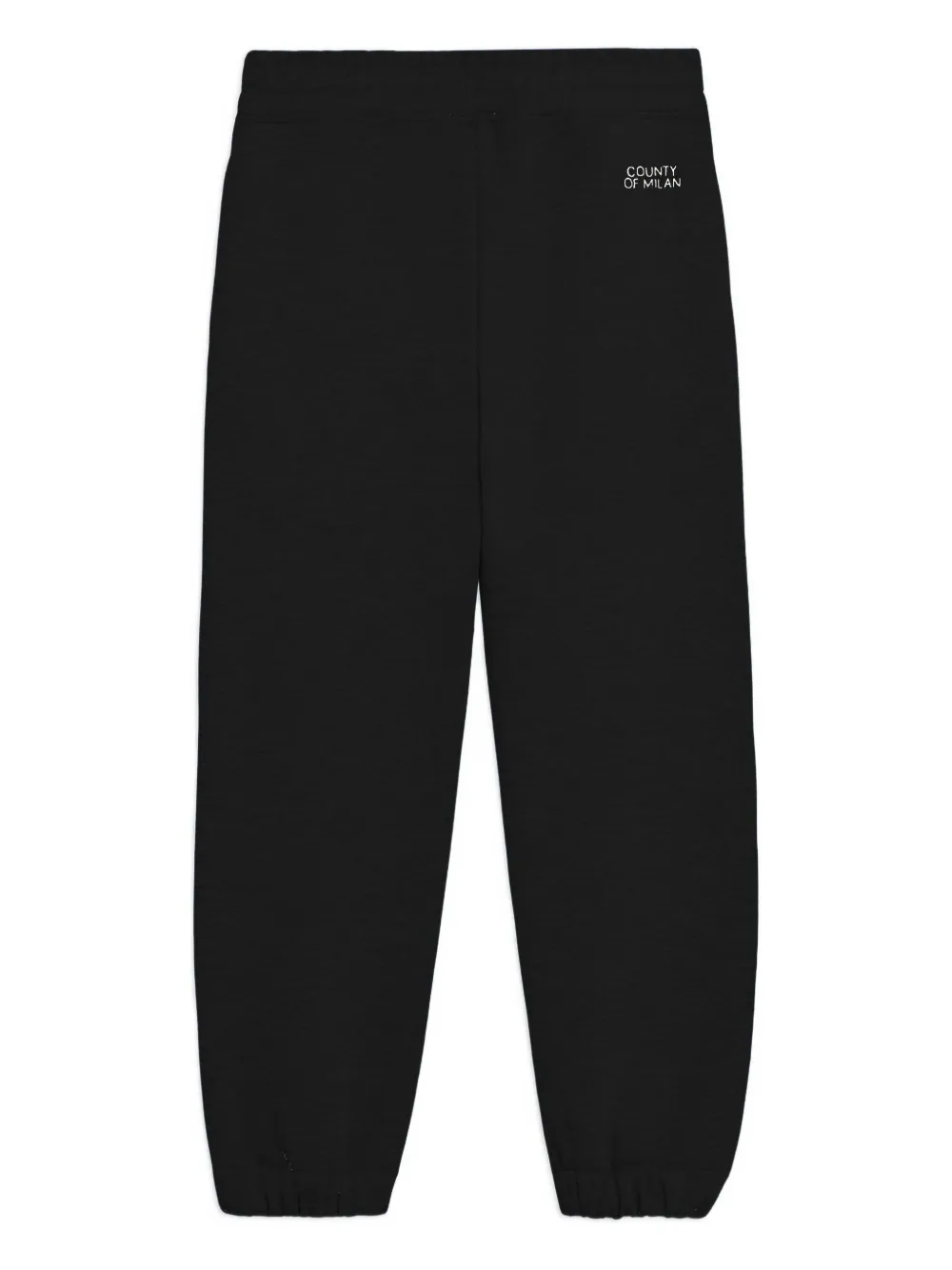 COUNTY OF MILAN KIDS Broek met logo Zwart