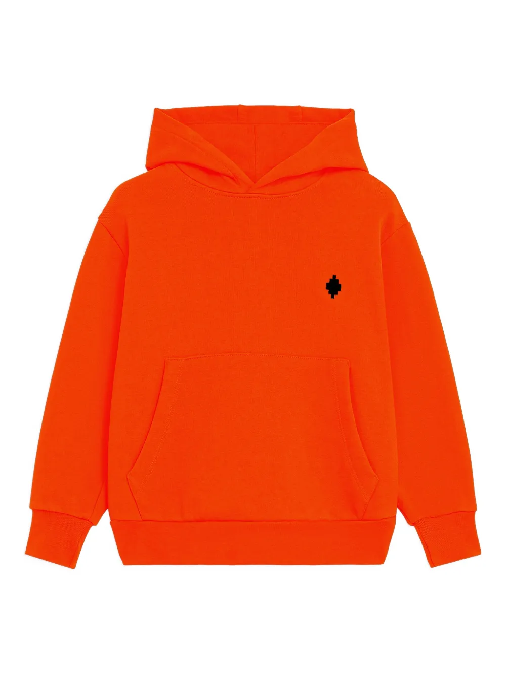 County Of Milan Logo Hooded Top In Orange