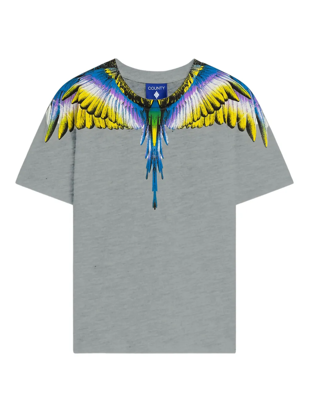 COUNTY OF MILAN KIDS graphic-print T-shirt - Grigio