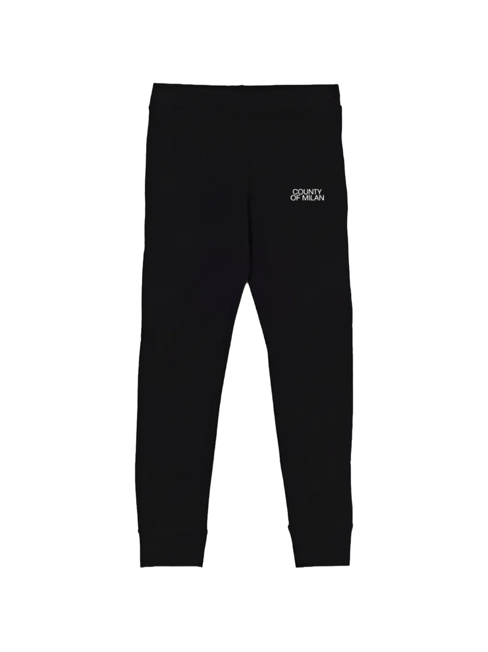 COUNTY OF MILAN KIDS graphic print trousers - Nero
