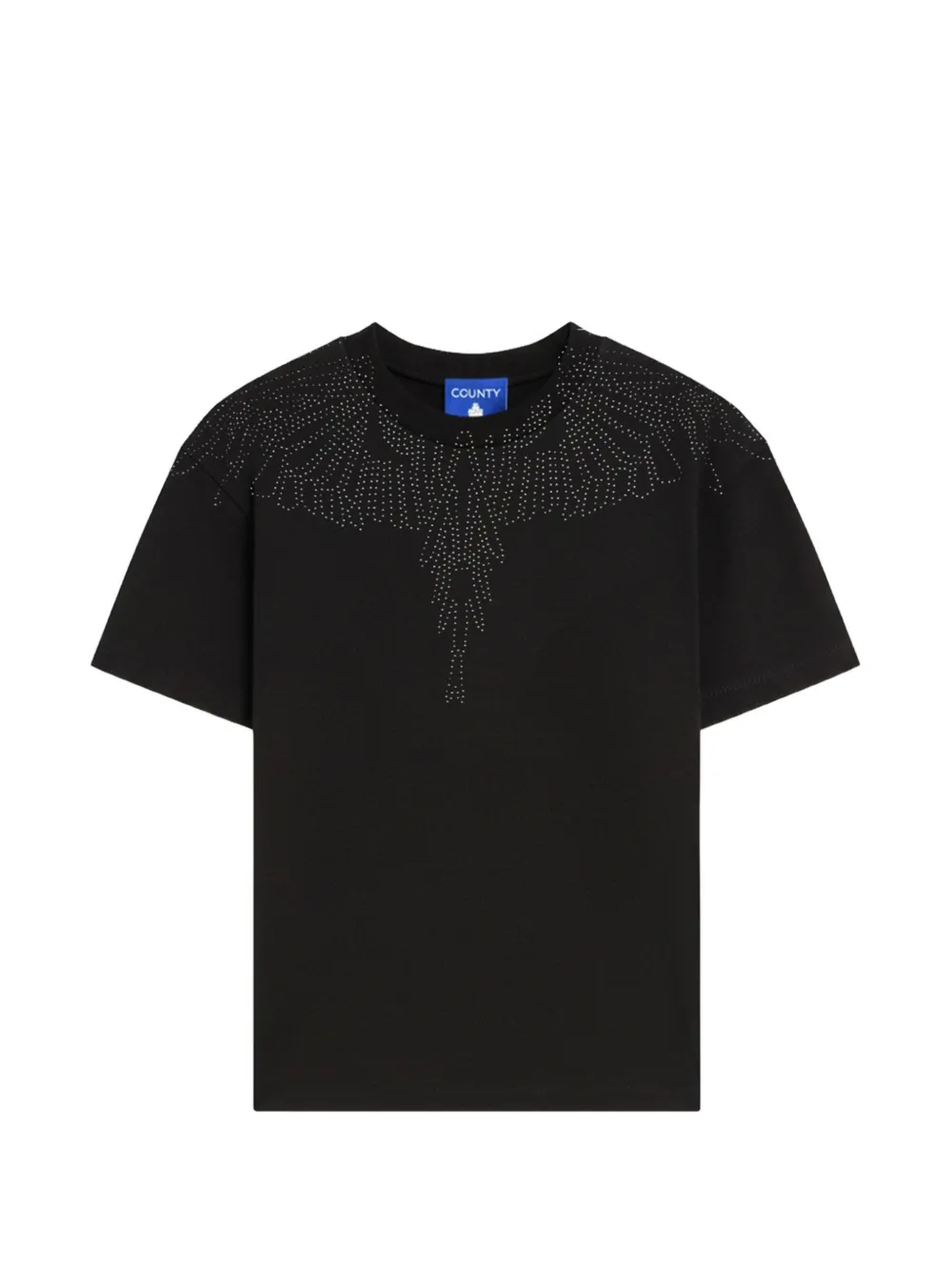 COUNTY OF MILAN KIDS embellished T-shirt - Nero