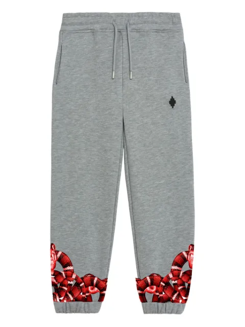 COUNTY OF MILAN KIDS snake-print track pants