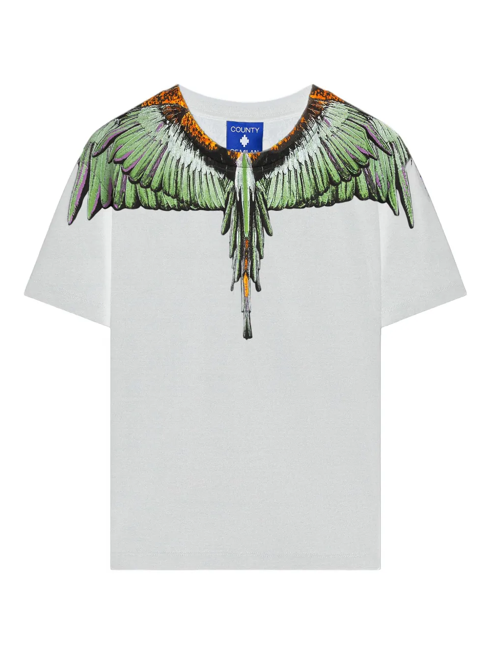 County Of Milan Kids' Wings Graphic T-shirt In White