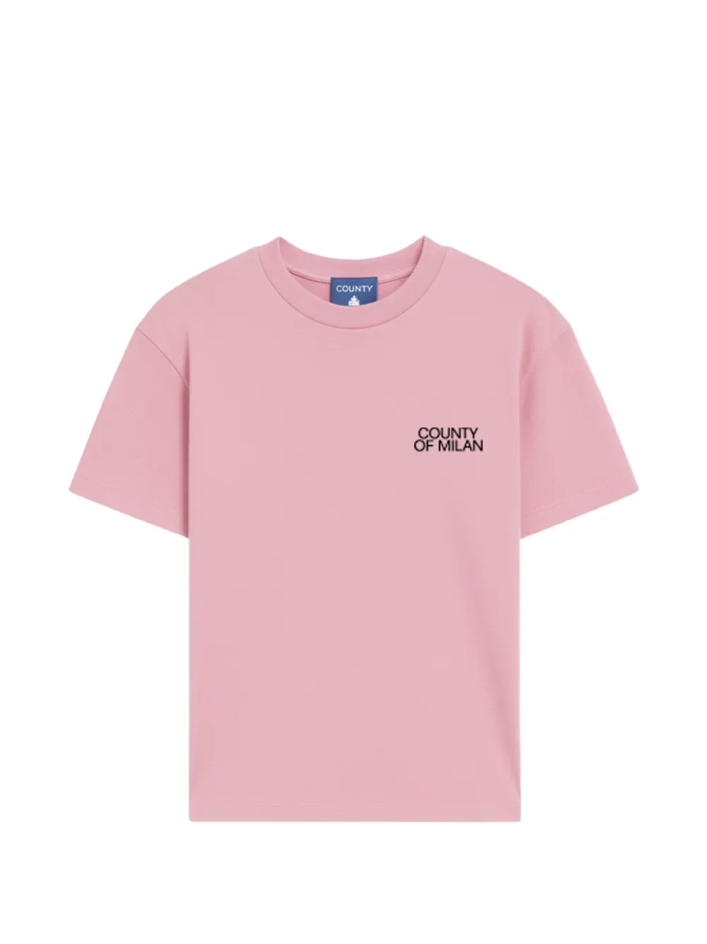 COUNTY OF MILAN KIDS crewneck graphic T-shirt - Rosa