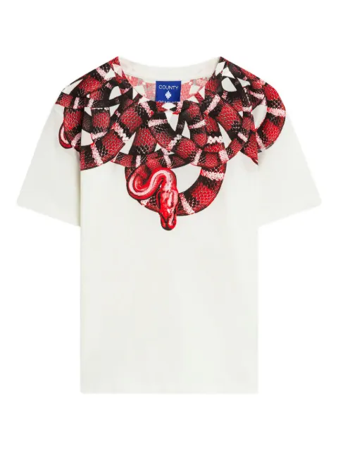 COUNTY OF MILAN KIDS T-shirt con stampa