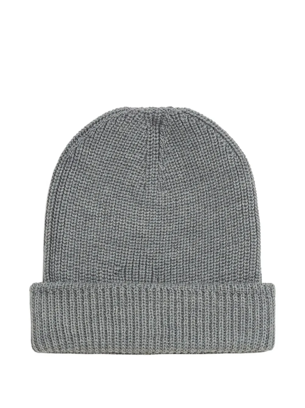 County Of Milan Ribbed Appliqué Hat In Gray