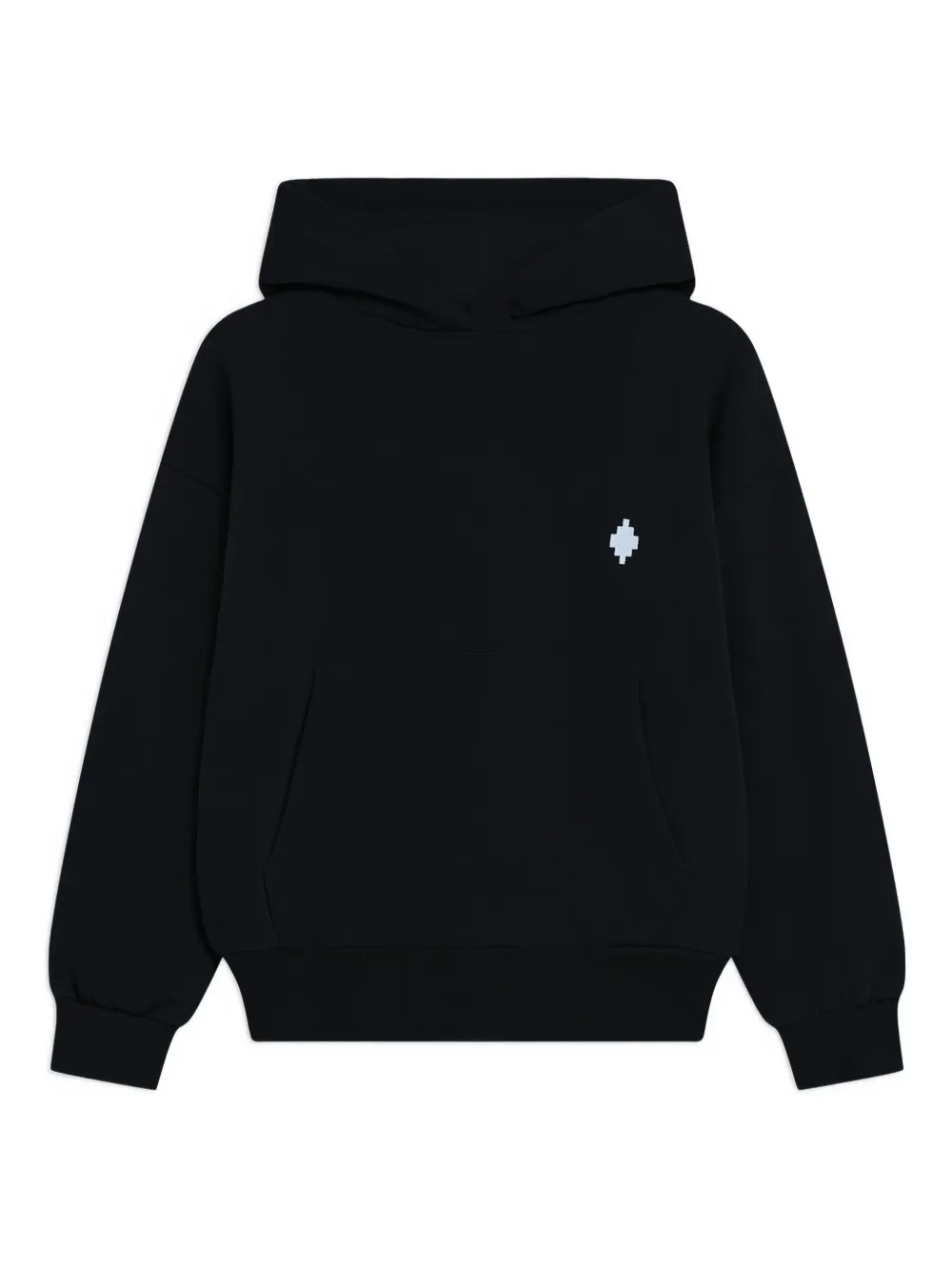 County Of Milan Kids' Logo Hooded Hoodie In Black