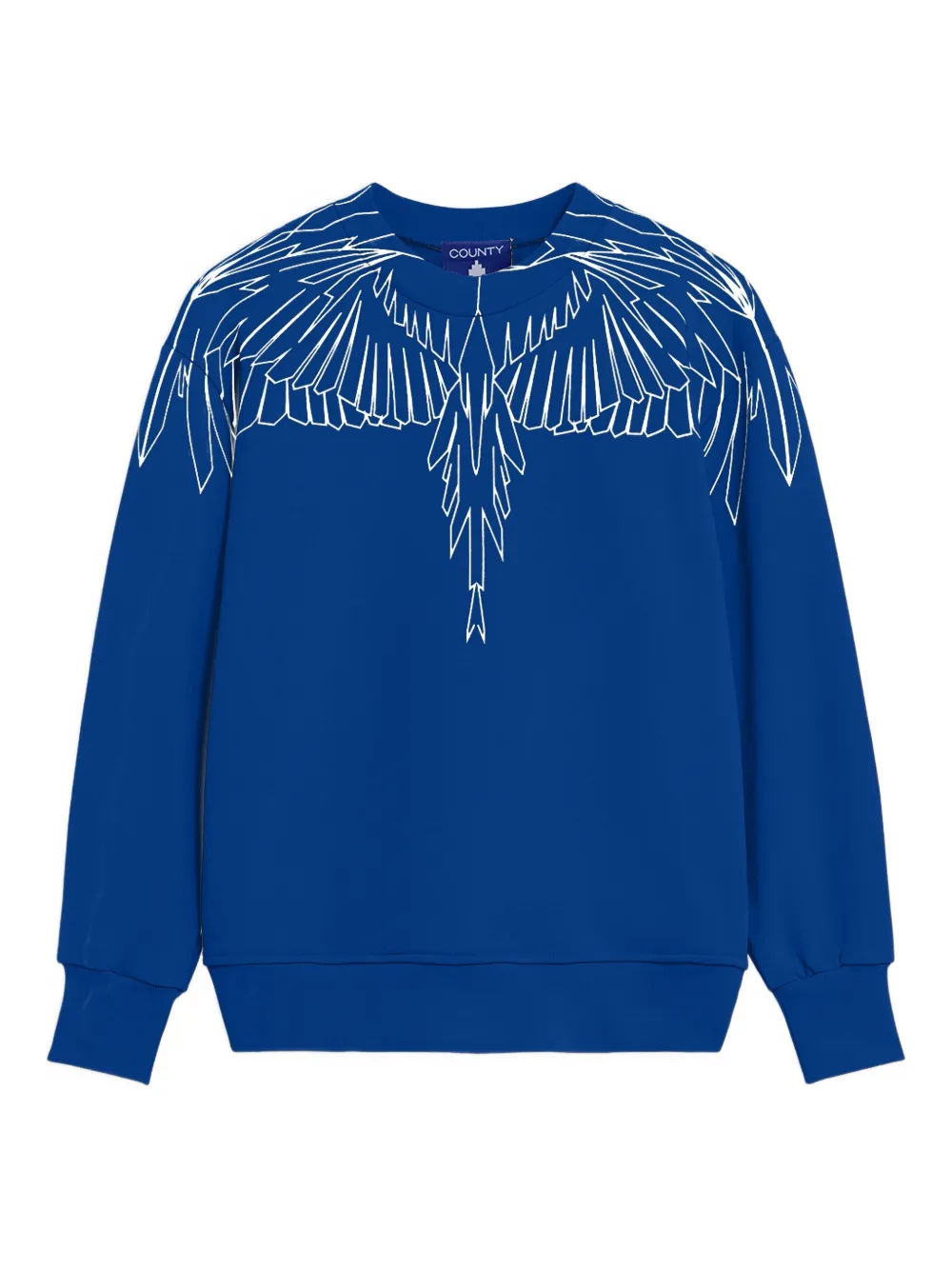 County Of Milan Kids' Wings Graphic Sweatshirt In Blue