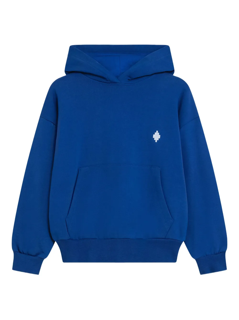 County Of Milan Kids' Front Pocket Hooded Top In Blue