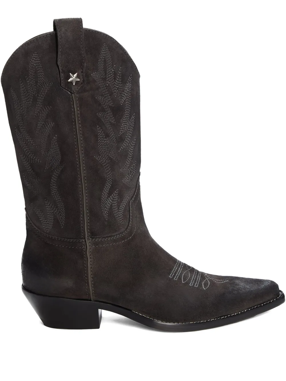 GUESS USA star embroidered boots | Grey | Image 1