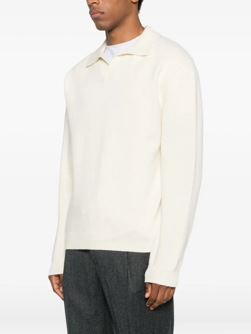 Daniele Fiesoli collared sweater - Wit