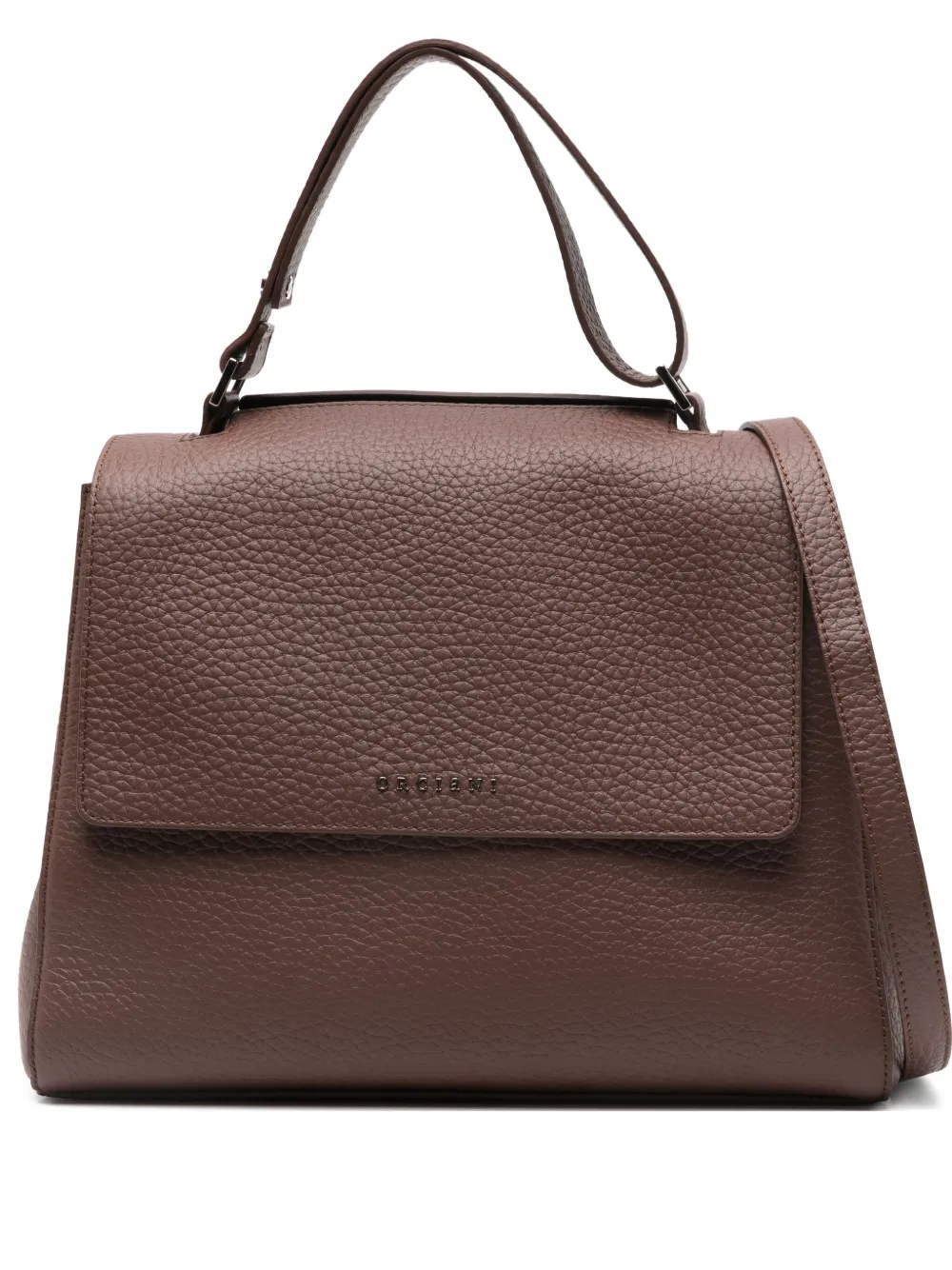 Orciani Sveva logo-detail shoulder bag | Brown | Image 1