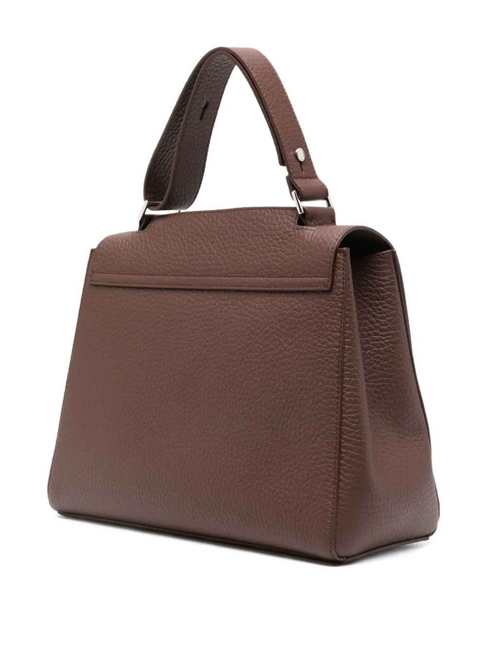 Orciani Sveva logo-detail shoulder bag - Bruin