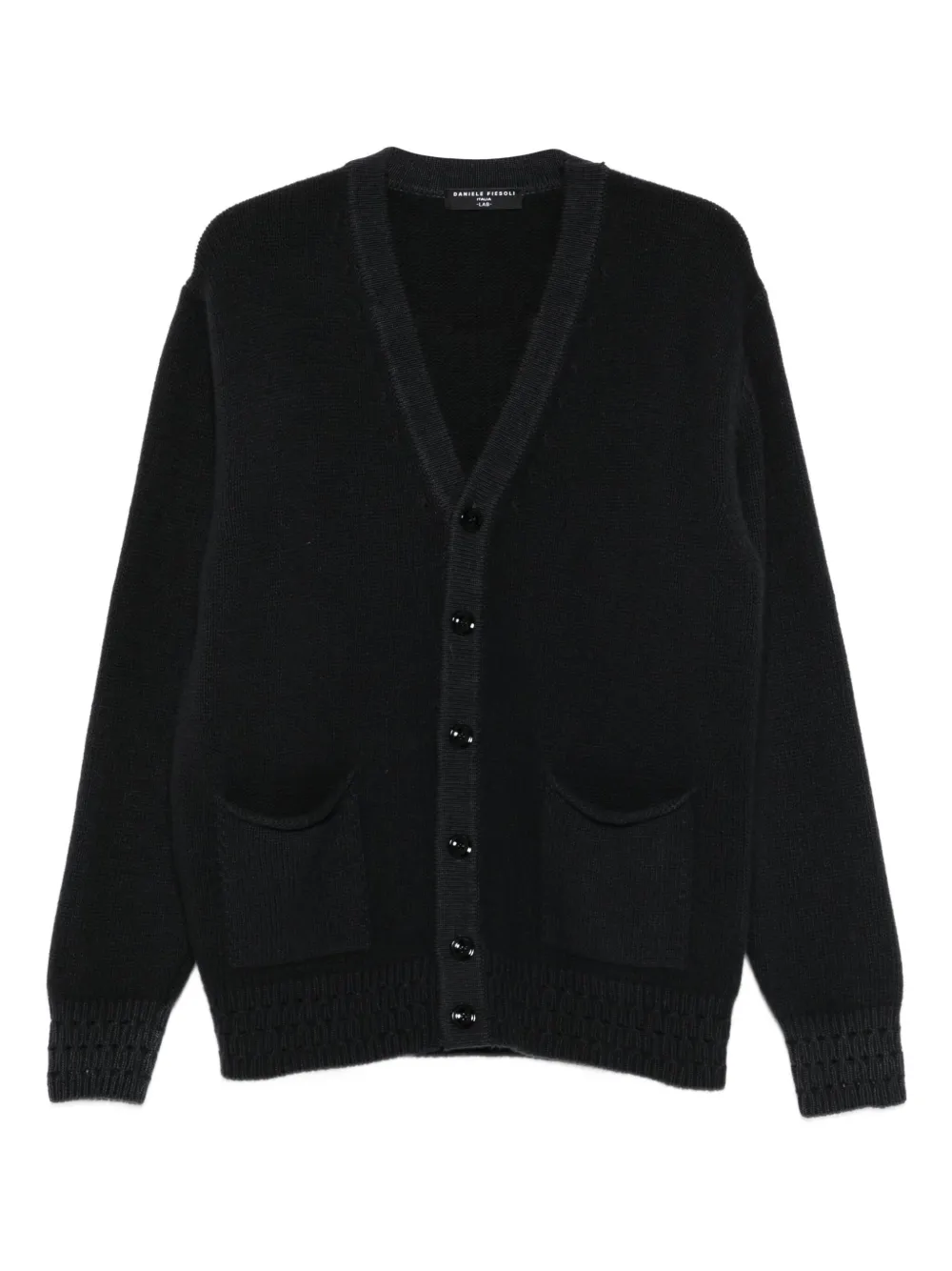 Daniele Fiesoli Geknöpfter Cardigan mit Tasche | Blau | Image 1