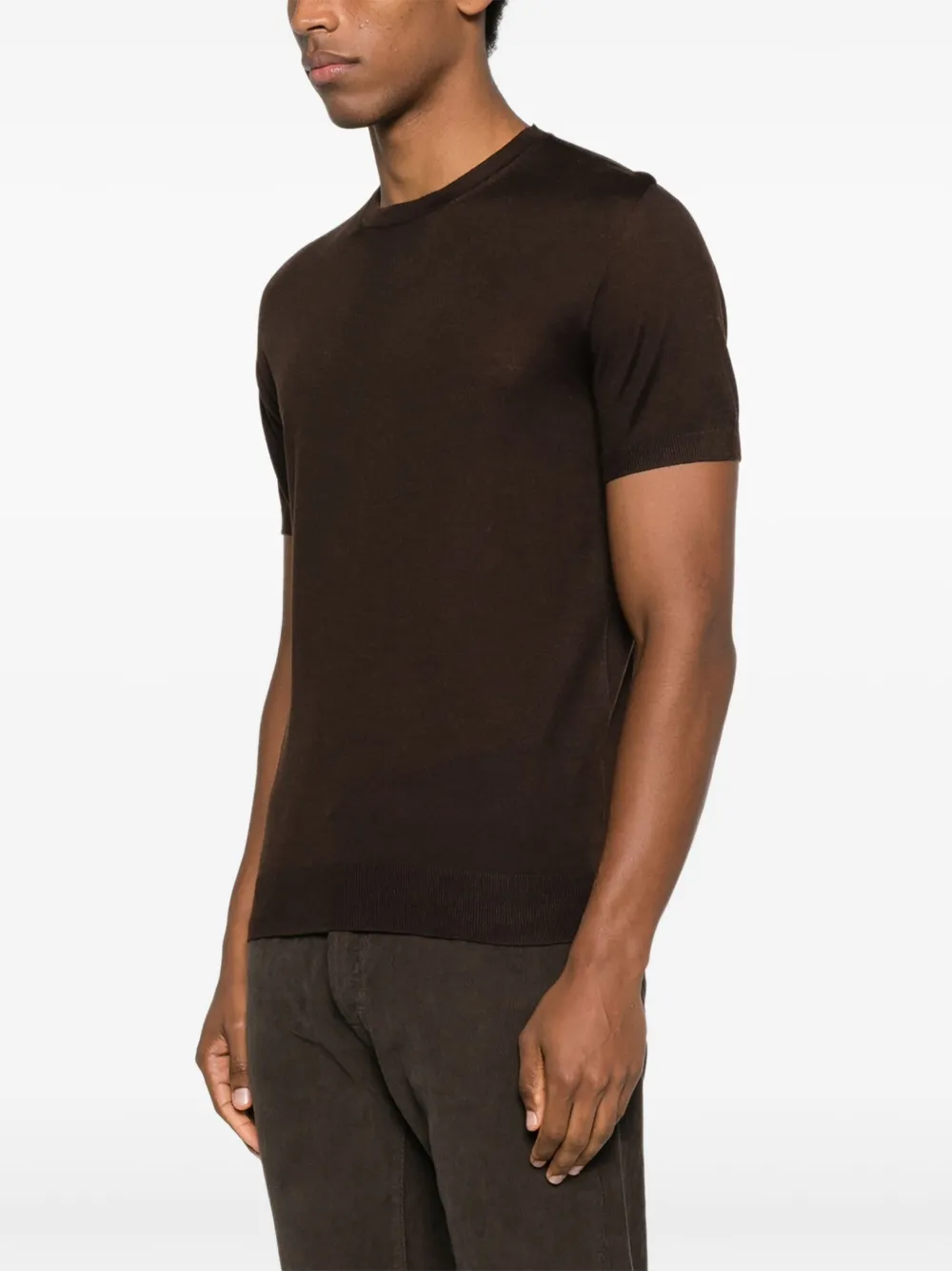 Daniele Fiesoli T-shirt met ronde hals Bruin