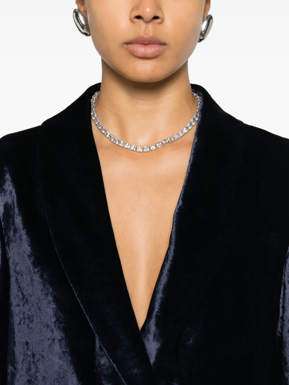 Montedoro Pocket Velvet Blazer In Blue