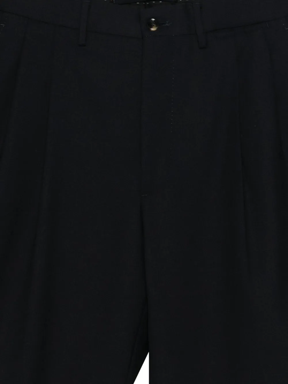 Dell'oglio Geplooide broek met cuffs Blauw