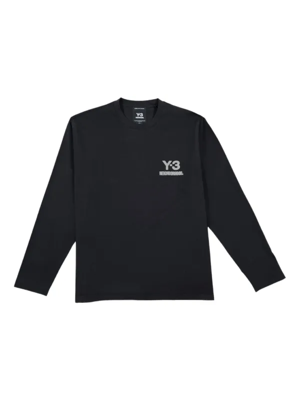 Y-3 x Neighborhood ロングTシャツ | ブラック | FARFETCH JP