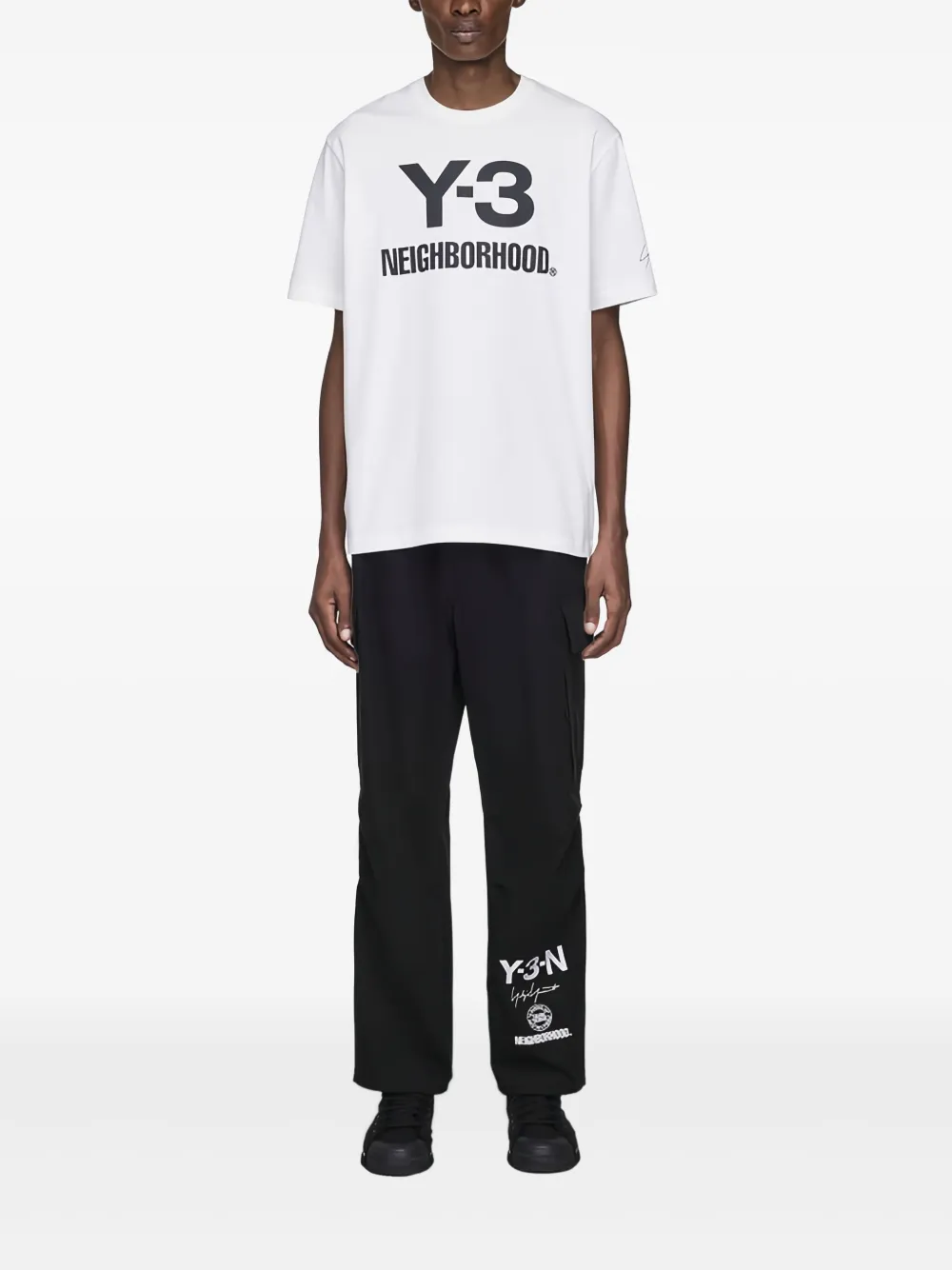 Y-3 Calça x Neighborhood com logo | Calça reta | Image 2