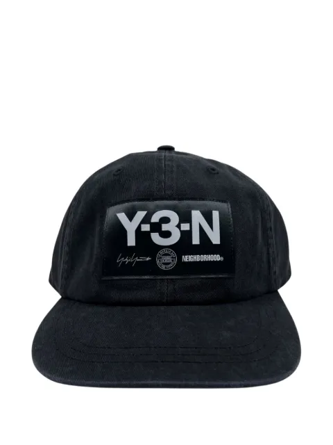 Y-3 x Neighborhood logo-patch baseball cap