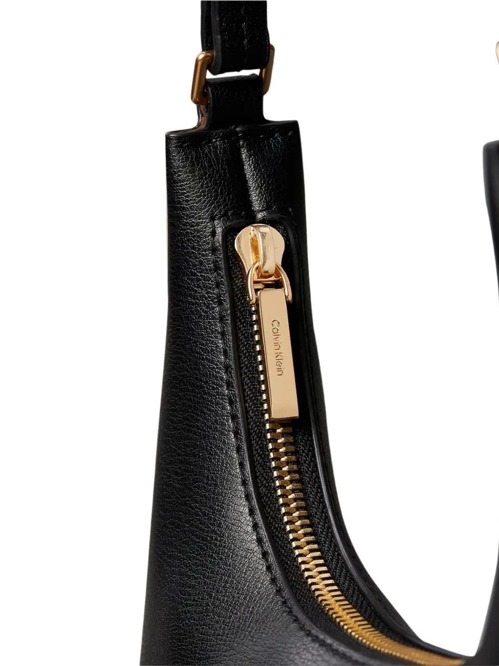 Calvin Klein Schoudertas met rits aan de bovenzijde Zwart