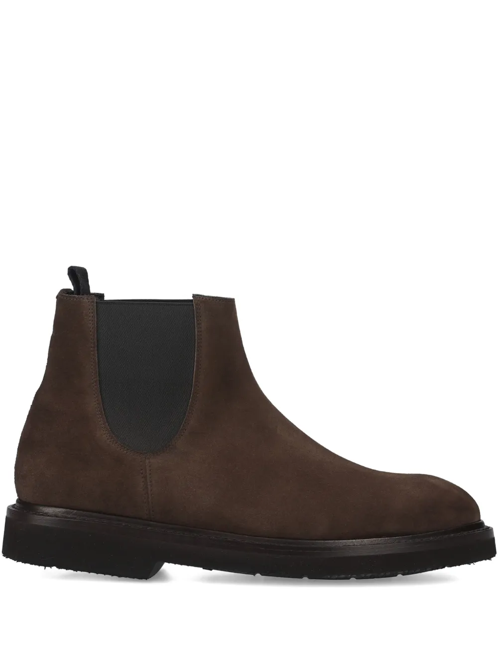 Premiata pull tab suede chelsea boots Bruin